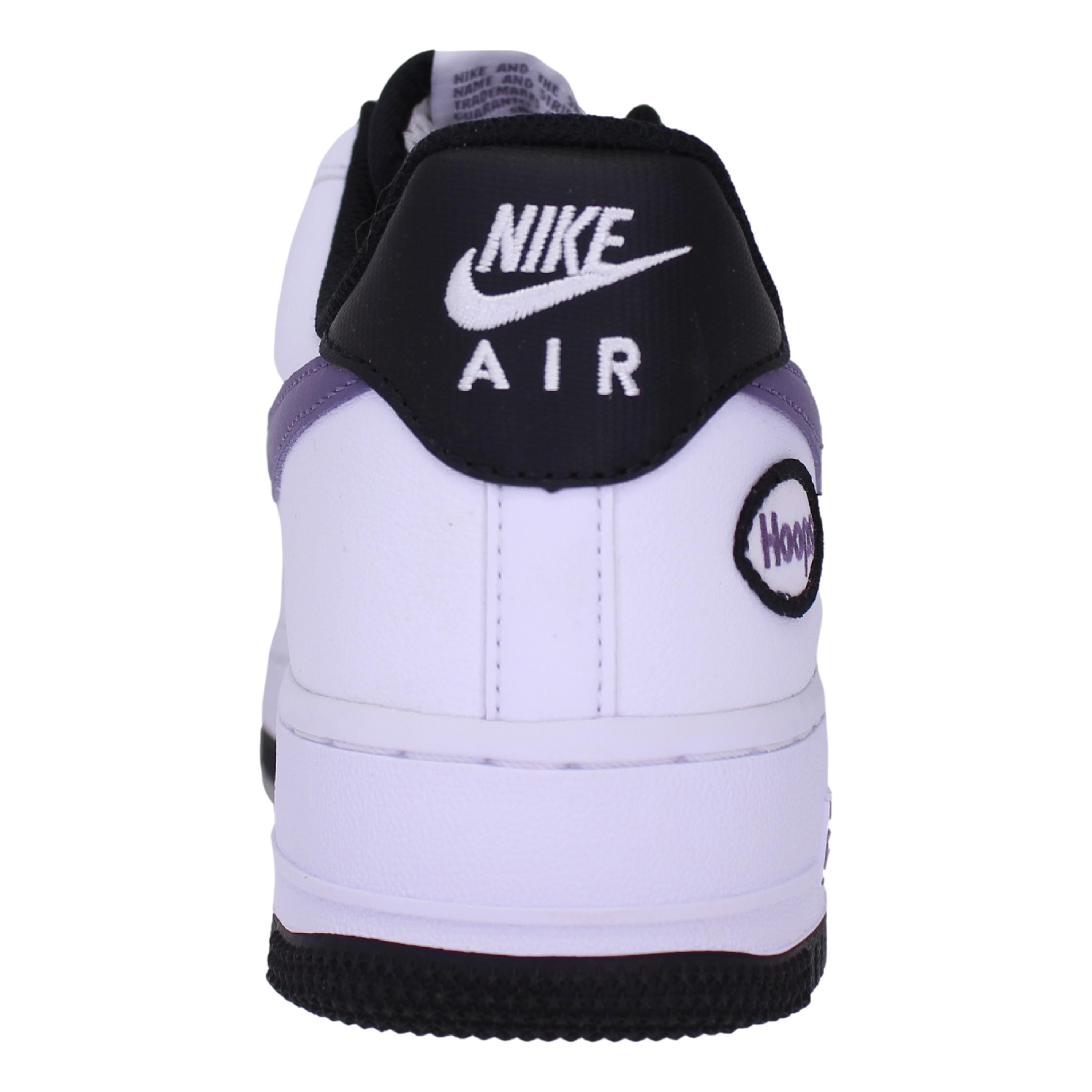 Nike Air Force 1 '07 LV8 White/Canyon Purple-Black  DH7440-100 Men's