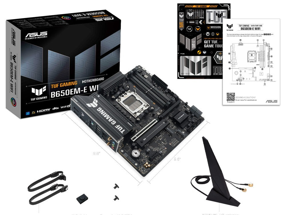 Asus TUF Gaming B650EM-E WiFi AM5 mATX Motherboard