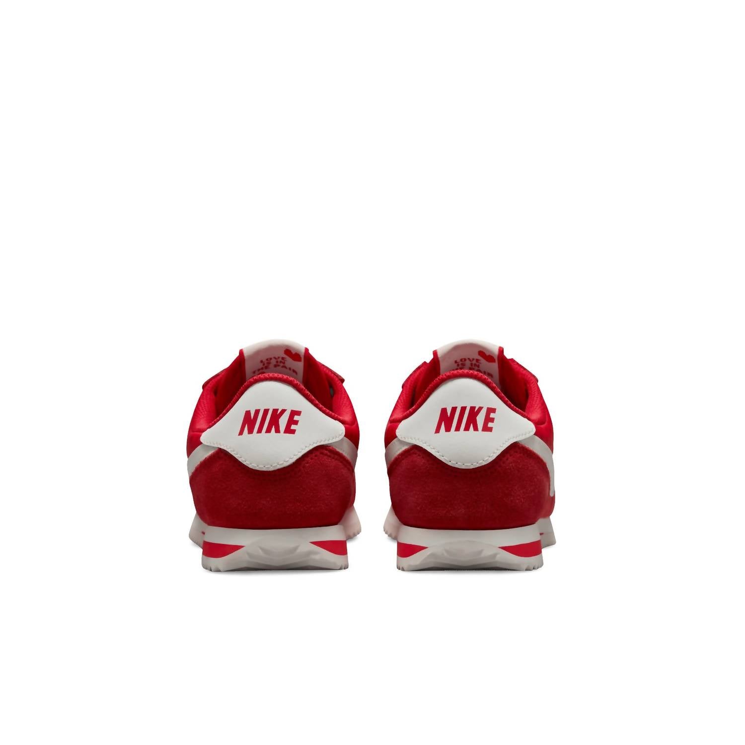 Kid's Cortez Hearts Sneakers In Lightt Crimson/summit White-Fire Red