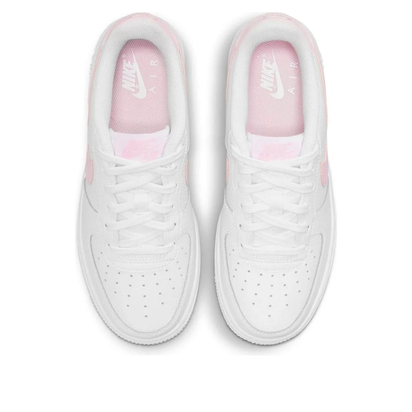 Nike Air Force 1 CT3839-103 Sneakers Kids White Pink Low Top Lifestyle Shoes
