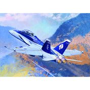 Academy 1/72 USMC F/A-18D Fighter Model Kit