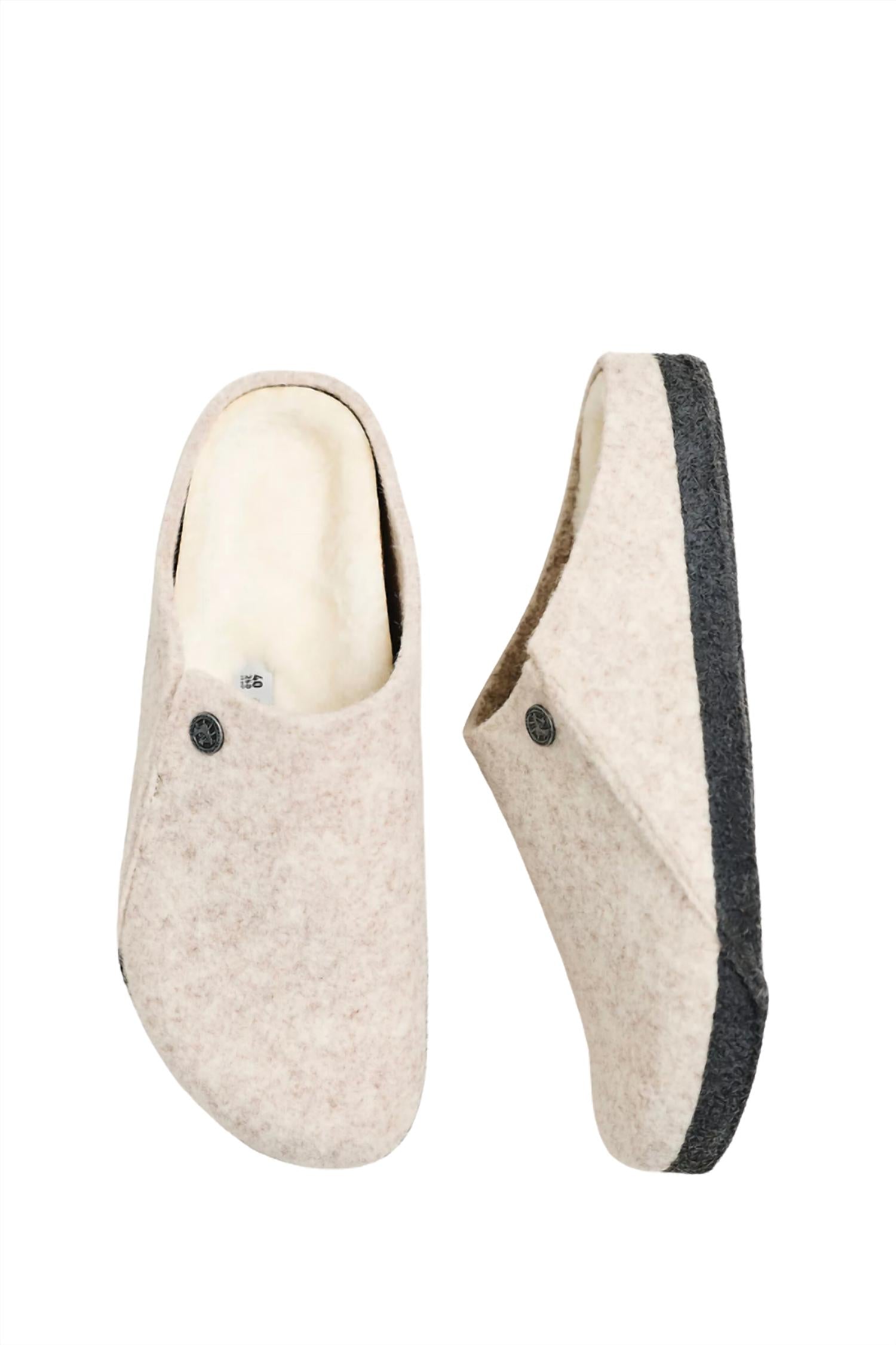 Women's Zermatt Shearling Clogs In Eggshell/natural