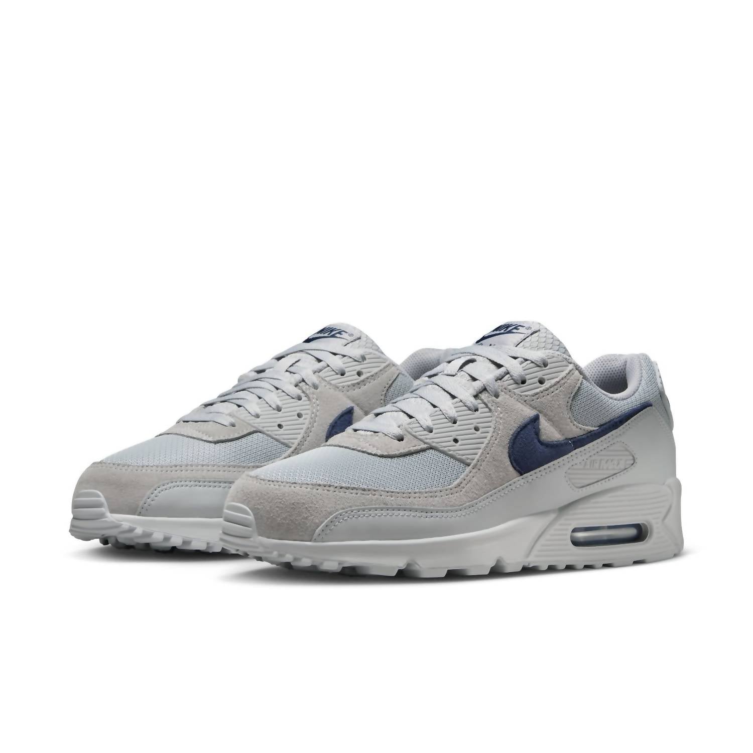 Men's Air Max 90 Cowboys Sneaker In Wolf Grey/midnight Navy-Wolf Grey