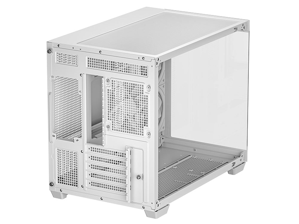 DeepCool CG330 3F WH Micro-ATX Case - White