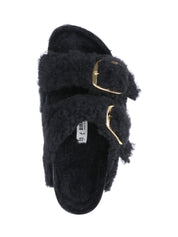 "Arizona Big Buckle Shearling" Sandals