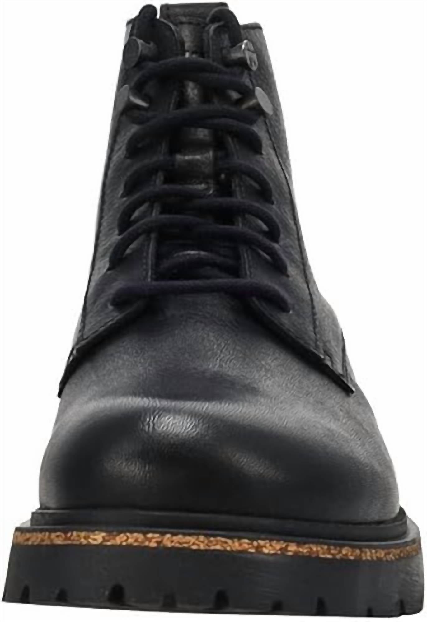 Men's Highwood Mid Lace-Up Leather Chelsea Boots In Deep Blue