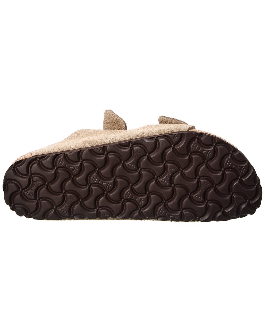 Birkenstock Arizona Narrow Fit Leather Suede Footbed Sandal