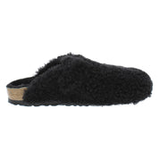 Women's Boston Big Buckle Teddy Clog In Black Gold