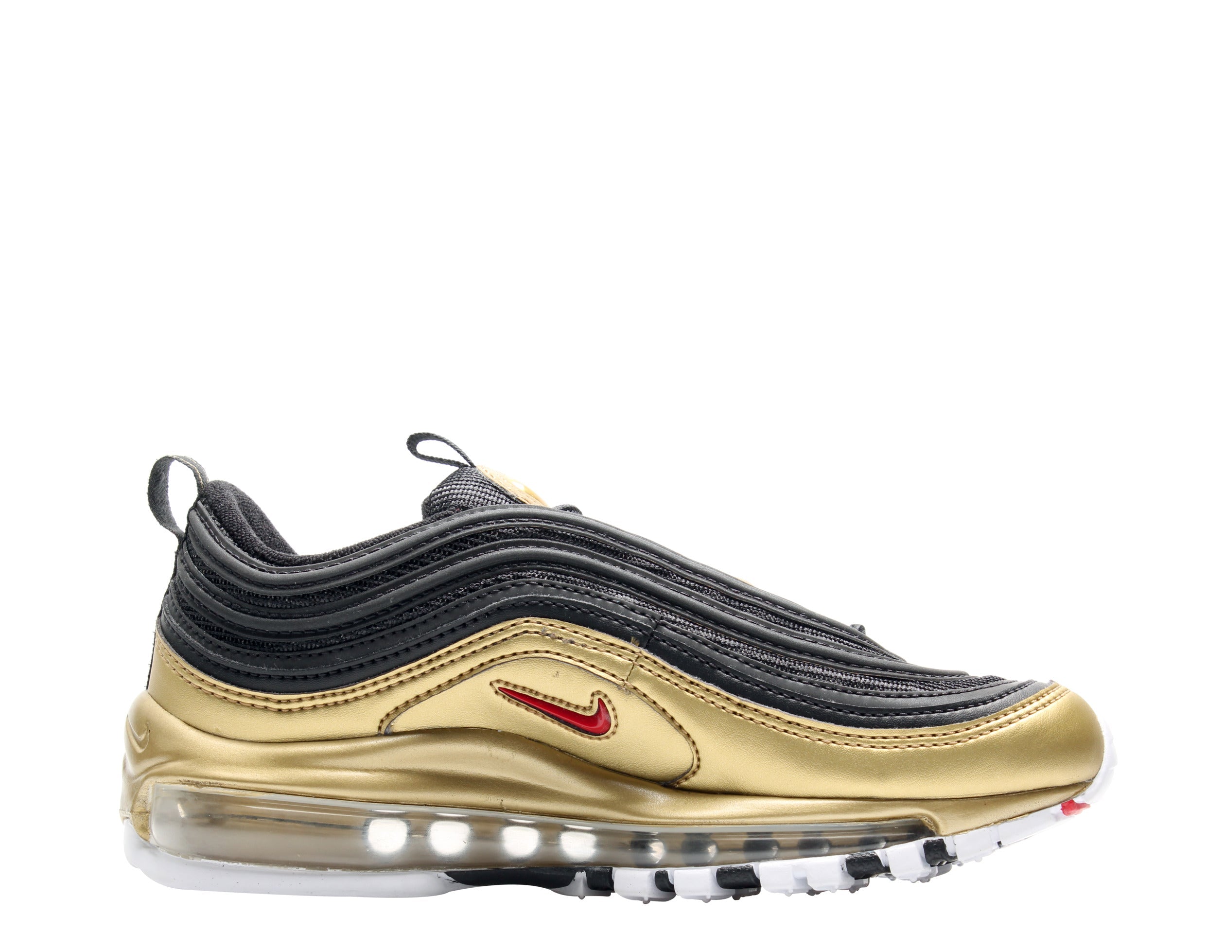 Nike Air Max 97 QS Black/Varsity Red/Gold Running Shoes AT5458-002