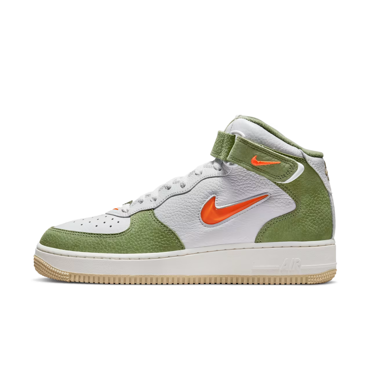 Men's Nike Air Force 1 Mid '07 DQ3505-100 Sneakers White Leather Shoes HAM340
