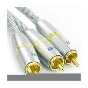 3m Ugly Ultra Premium Component RGB Video Cable 3 RCA OFC Shielded Gold Plated