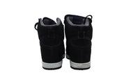Nike Dunk Sky Hi Sneakers in Black Gum Leather