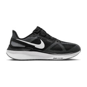 Men's Structure 25 Road Running Shoes In Black/white/dark Grey