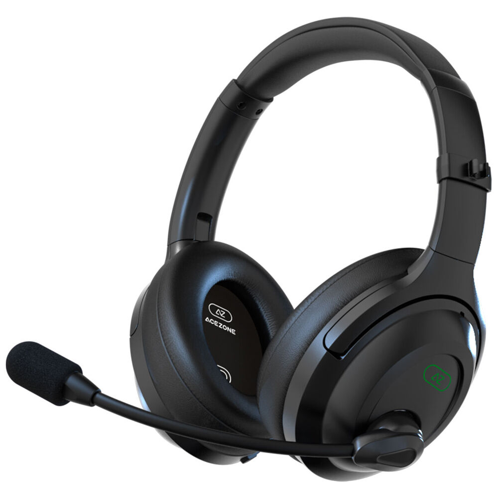 AceZone A-Blaze Hybrid ANC Bluetooth Wireless PC Gaming Headset Black