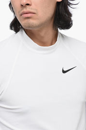 SWIM Long-Sleeve Solid-Color Dri-Fit T-Shirt with Contrast Logo