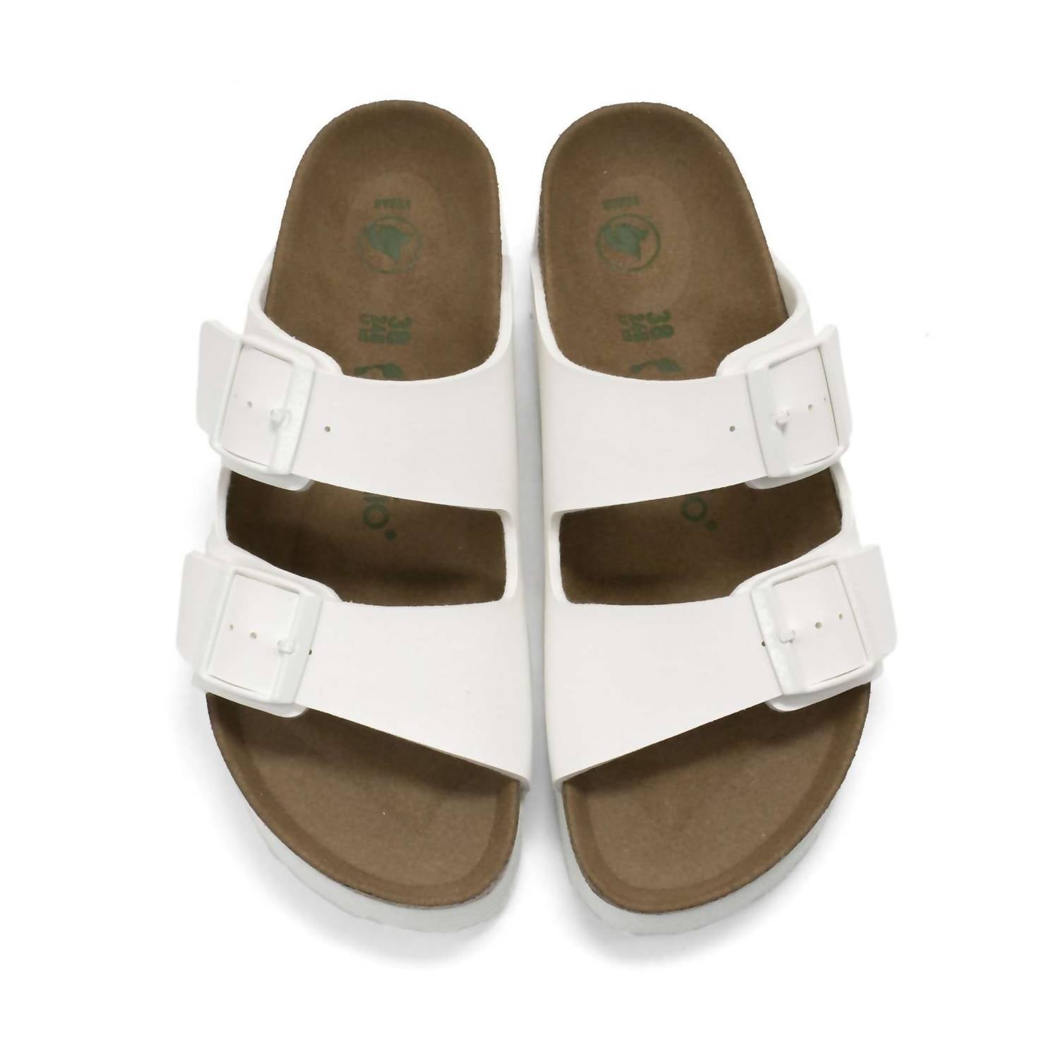 Women's Arizona Grooved Platform Papillio Sandals In White