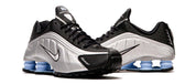 Nike Shox R4 Metallic Silver Black Psychic Blue