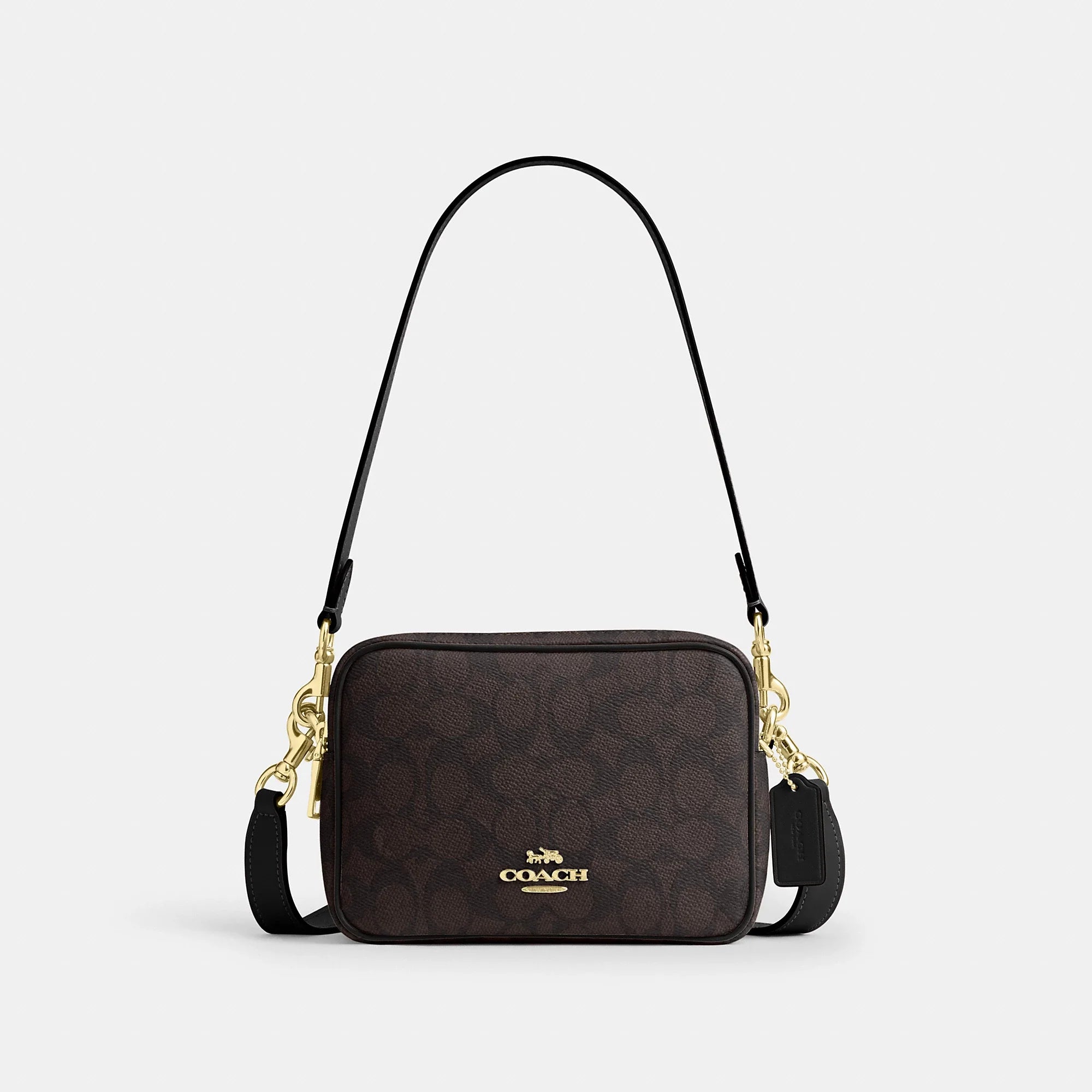 Coach Outlet Mini Carey Crossbody Bag In Signature Canvas