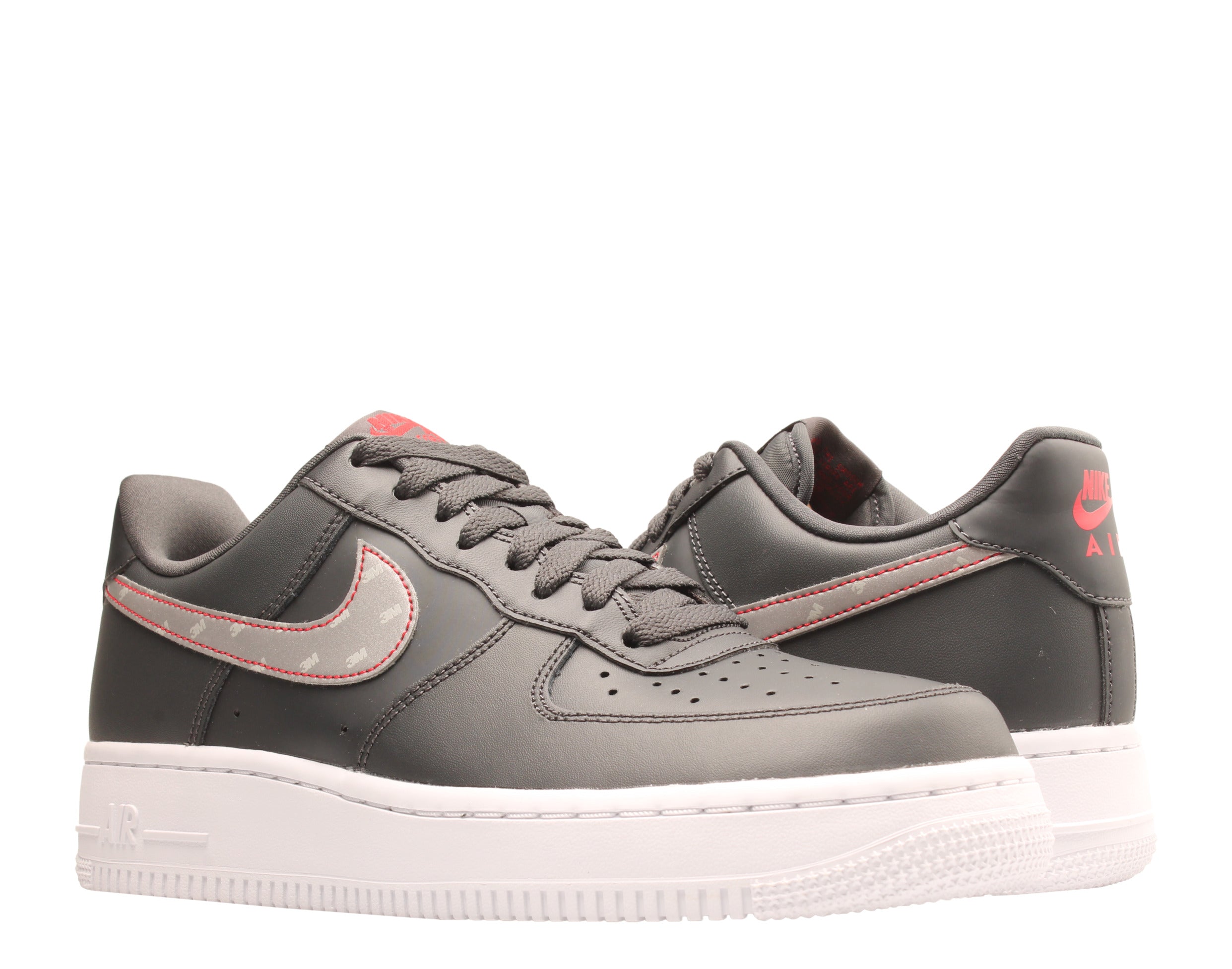 Men's Nike Air Force 1 '07 3M Anthracite/Silver Basketball Shoes CT2296-003