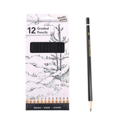 12pc Studio Works Graded Lead Pencils Assorted Grades Soft & Hard