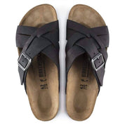 Men's Lugano Sandal In Camberra Old Black