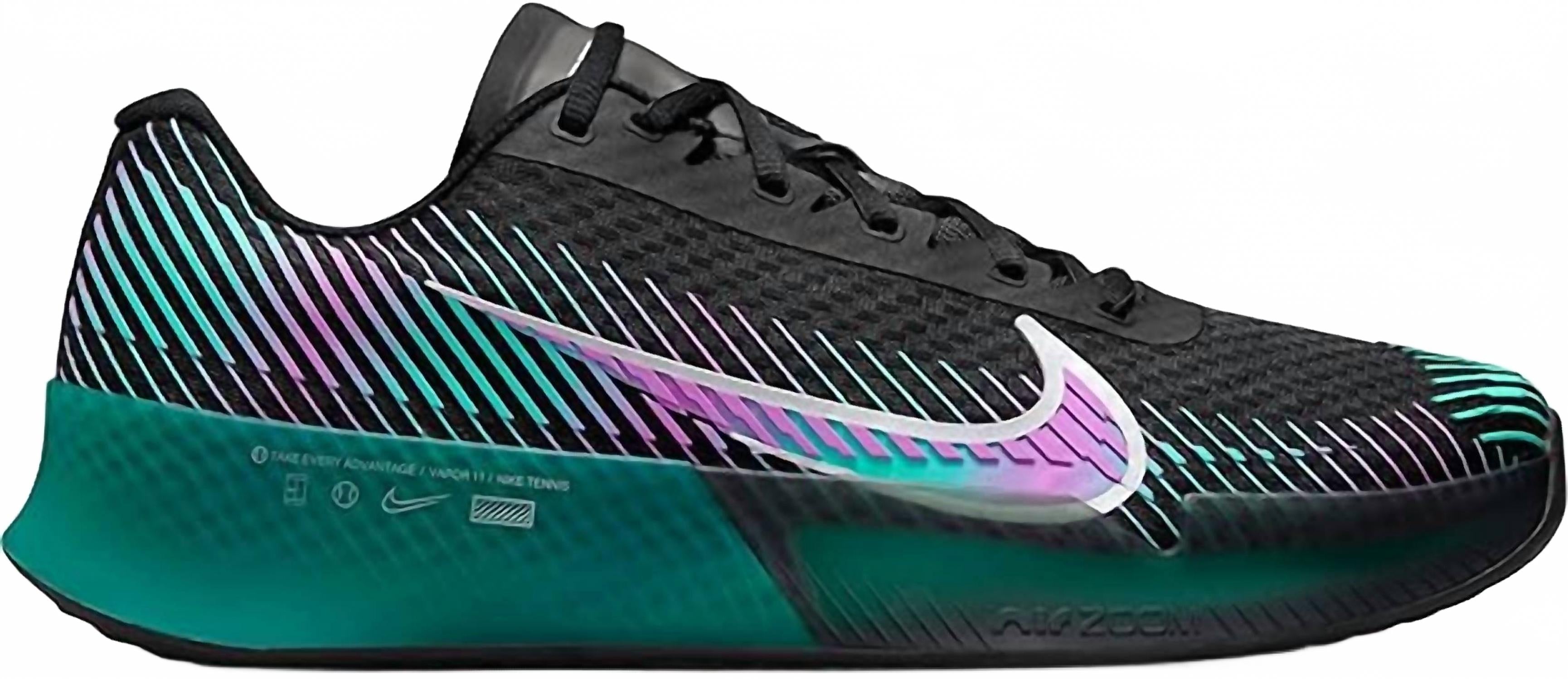 Men's Nike Zoom Vapor 11 Shoes In Black/multi