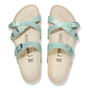 Women's Franca Sandal In Lizard Surf Green