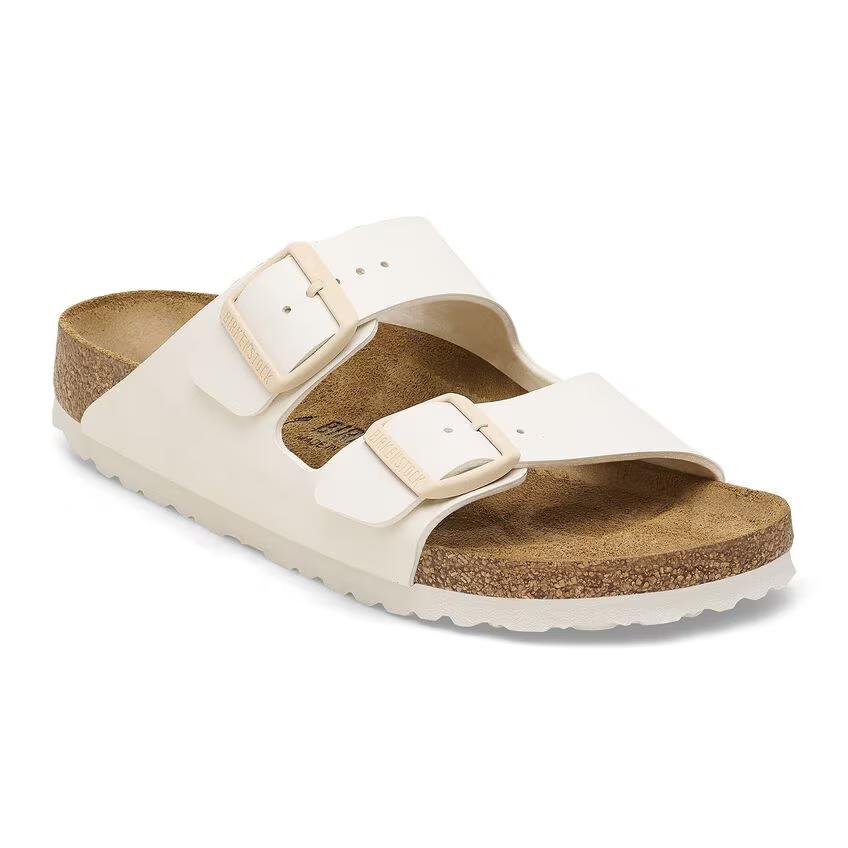 Women's Birkenstock Arizona 1027339-250 Sandals US 5-5.5 White Birko-Flor ZPO3382
