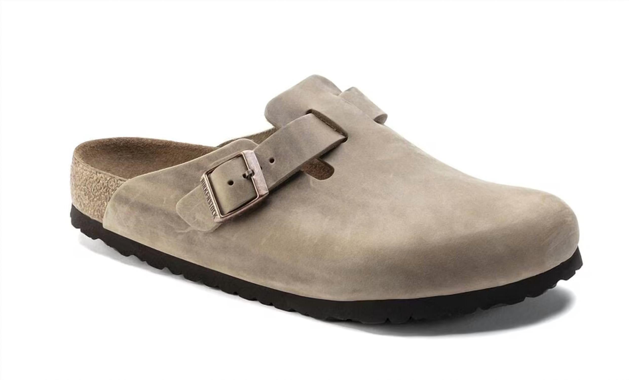 Unisex - Boston Leather Clog In Brown