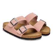 Women's Arizona Suede Leather Sandal In Pink Clay