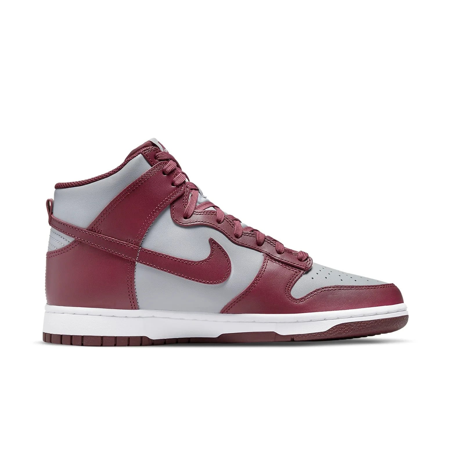 Men's Nike Dunk High Retro DD1399-600 Sneakers Dark Beetroot Gray Lifestyle Shoes