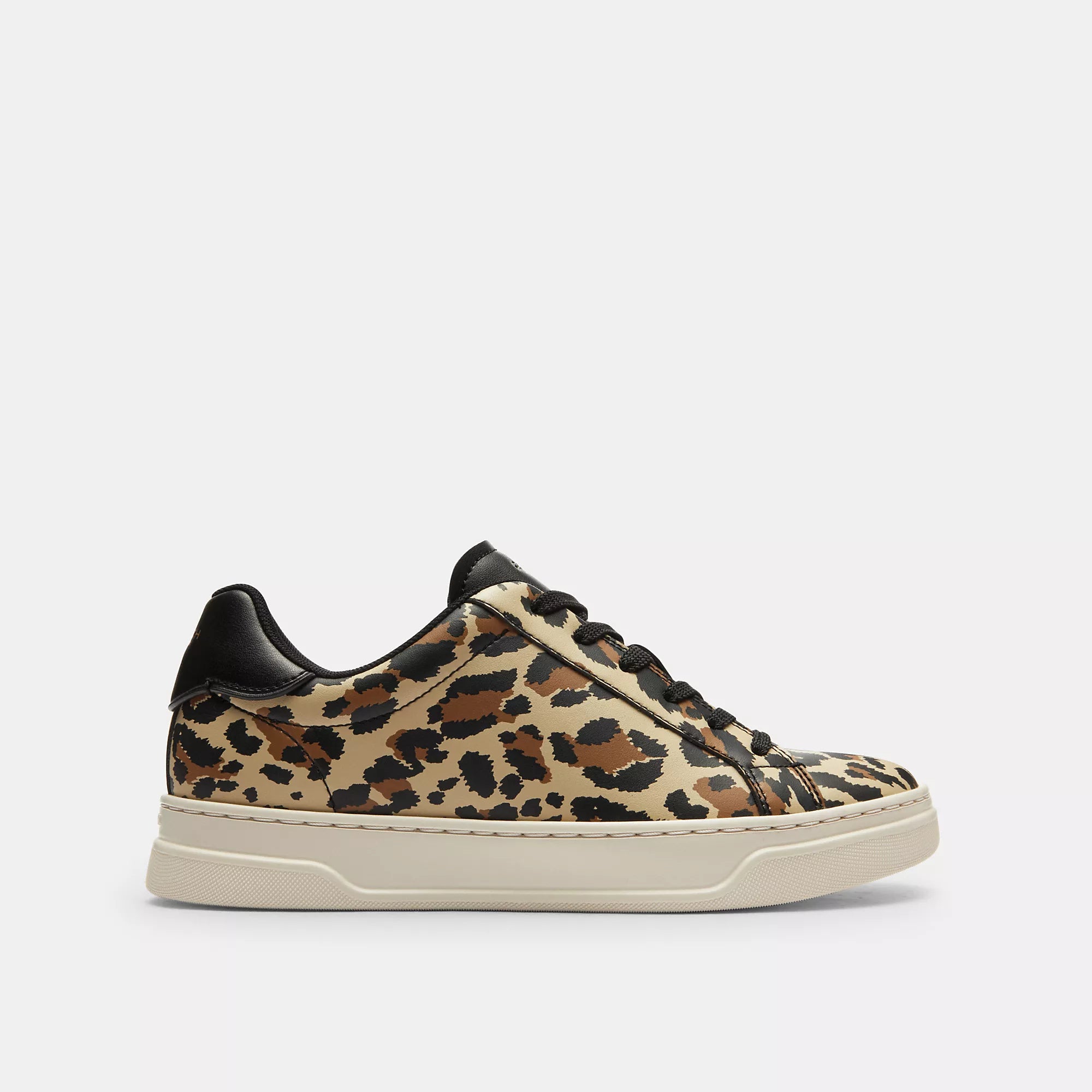 Coach Outlet High Line Sneaker With Leopard Print
