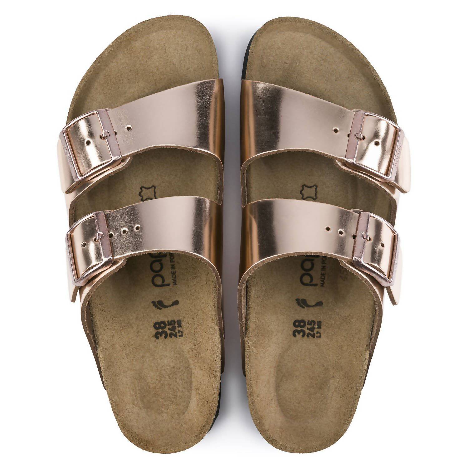 Women's Arizona Sandal In Metallic Copper