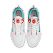 Men's Zoom Court Next Hard Court Tennis Shoes In White/washed Teal/silver