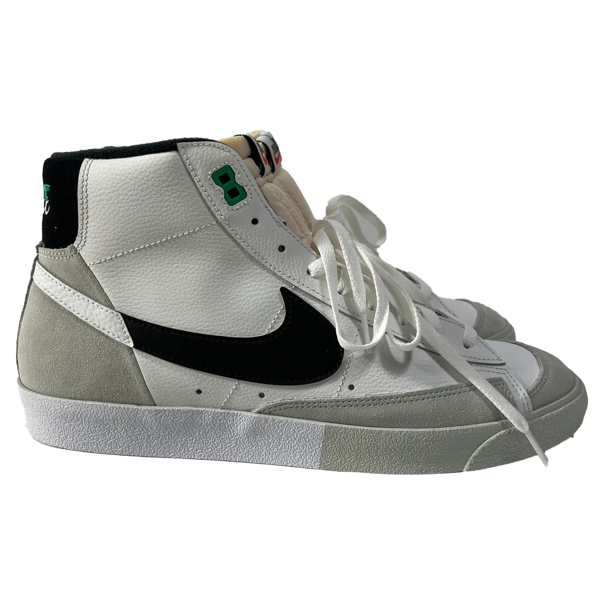 Nike Blazer Mid 77 SE Split White Black Sneakers in Multicolor Leather