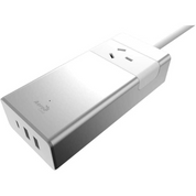 Aerocool Aluminium Power Board 1 AC Outlet + 1 Type C + 2 USB Ports
