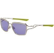 Nike Unisex 57 mm Silver Sunglasses