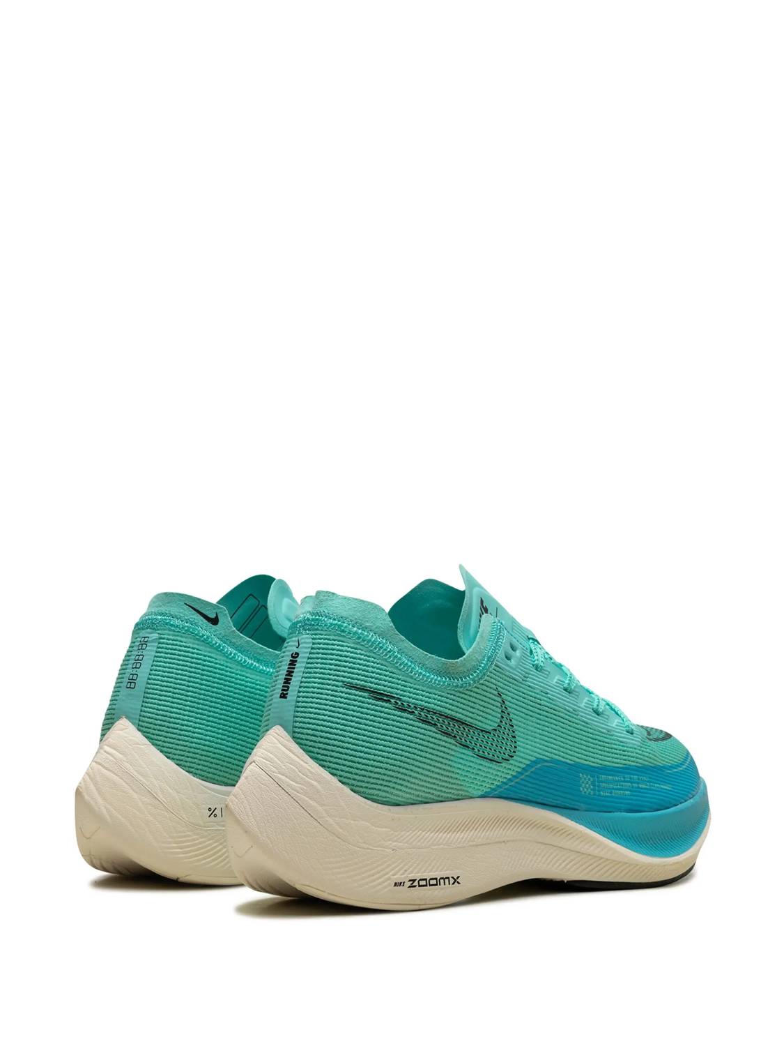 Women's Zoomx Vaporfly 2 Running Shoes In Aurora Green/black