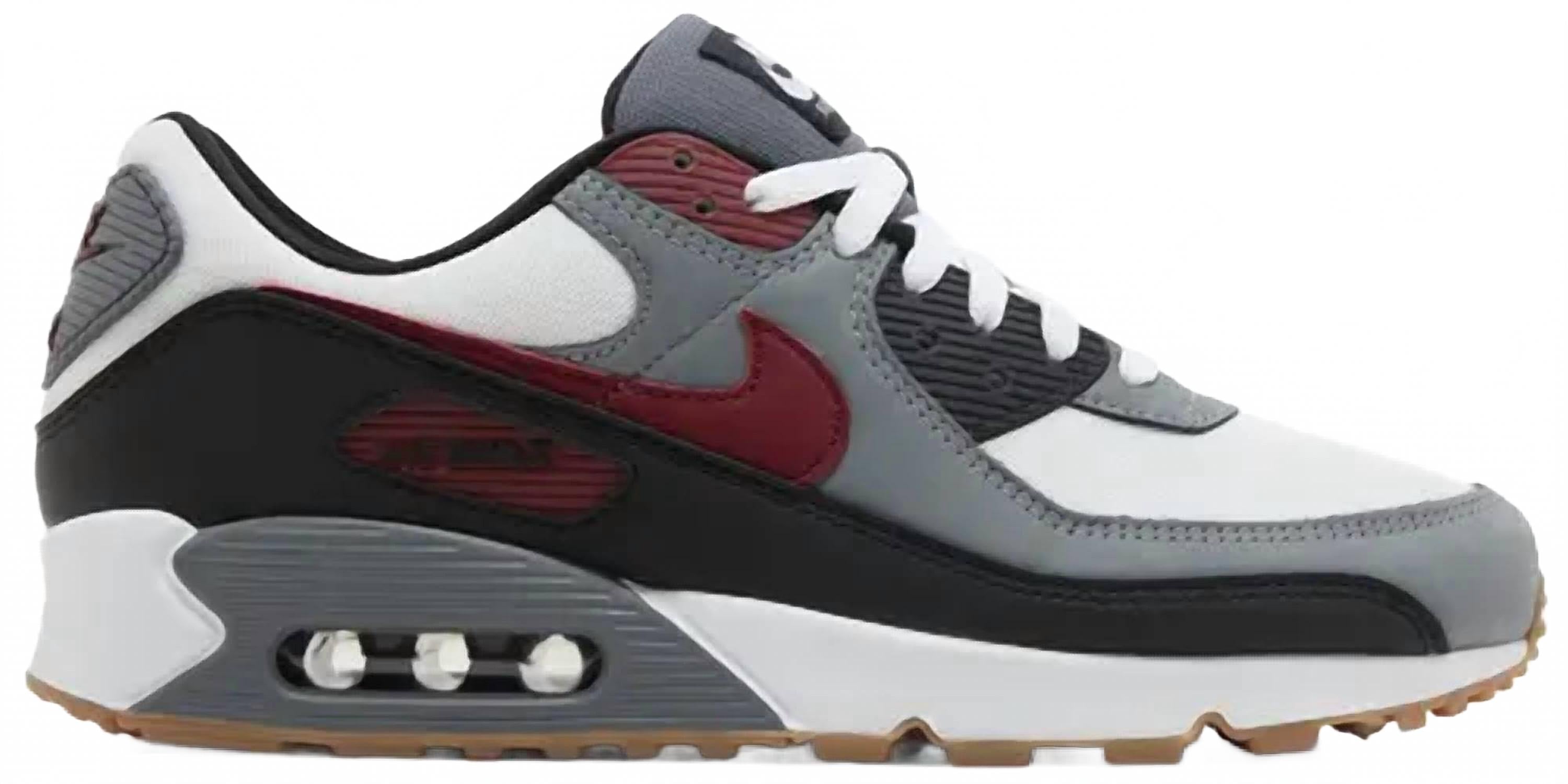Mens' Air Max 90 Sneaker In Team Gum Red