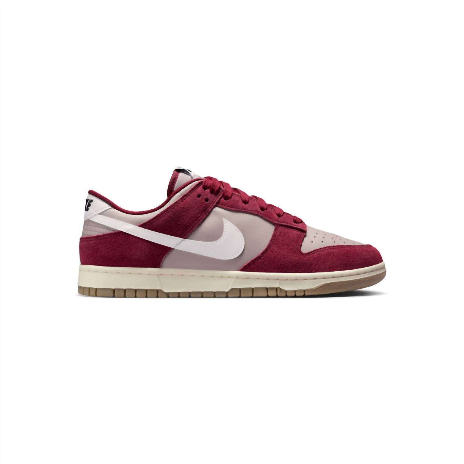Men's Dunk Low Retro Se Sneakers In College Grey/white-Team Red-Sail