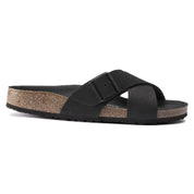 Women's Siena Sandal In Black Nubuck