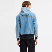 Coach Outlet Signature Denim Zip Jacket