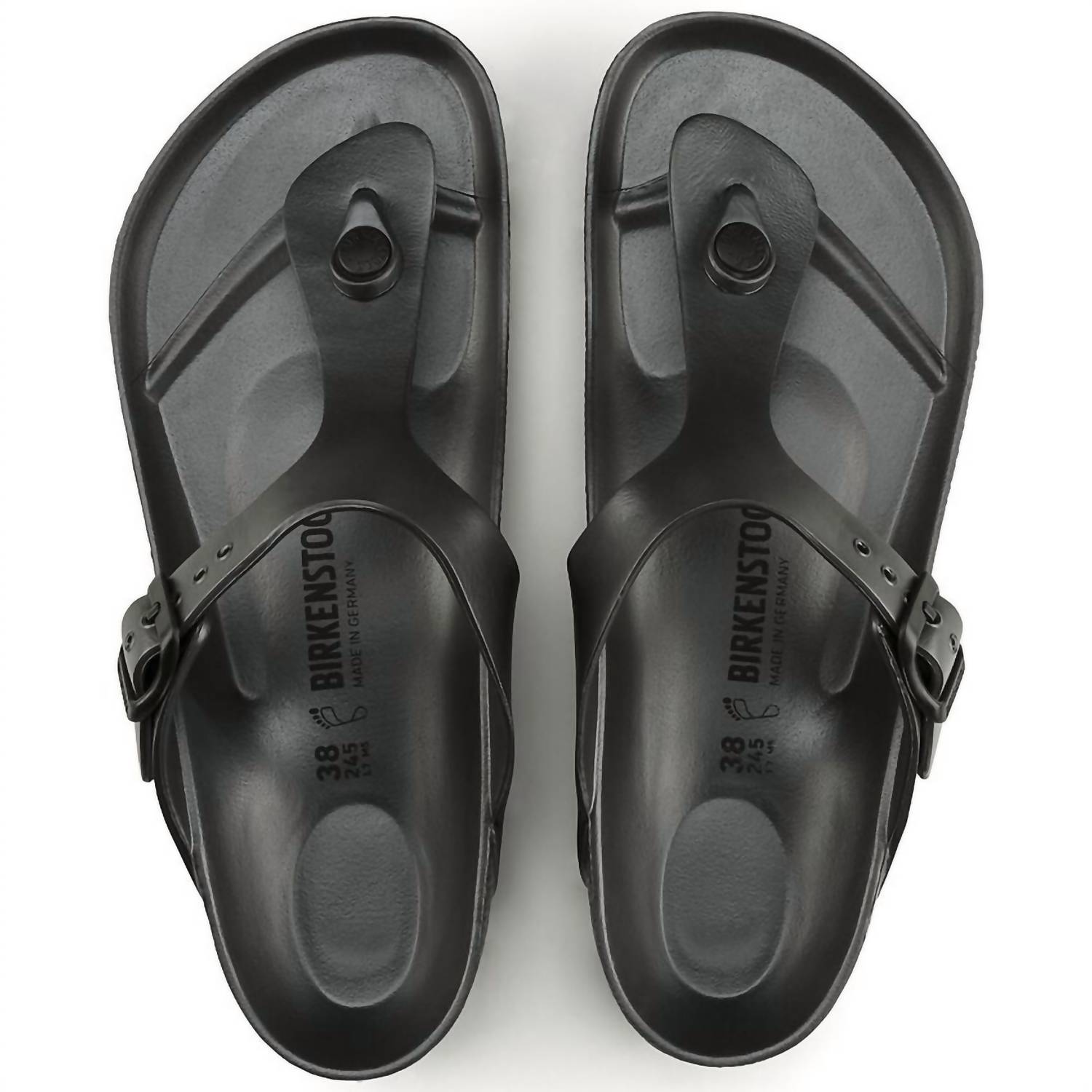 Unisex Gizeh Eva Sandals In Anthracite