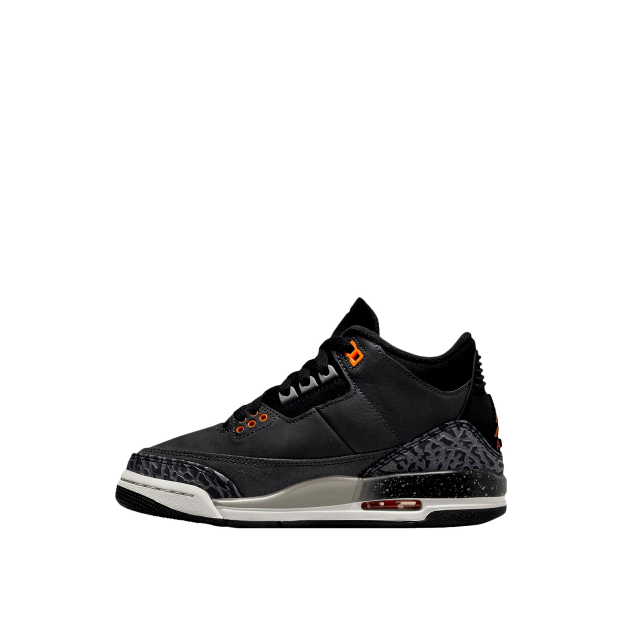 Grade-School Nike Air Jordan 3 Retro Night Stadium/Total Orange DM0967-080
