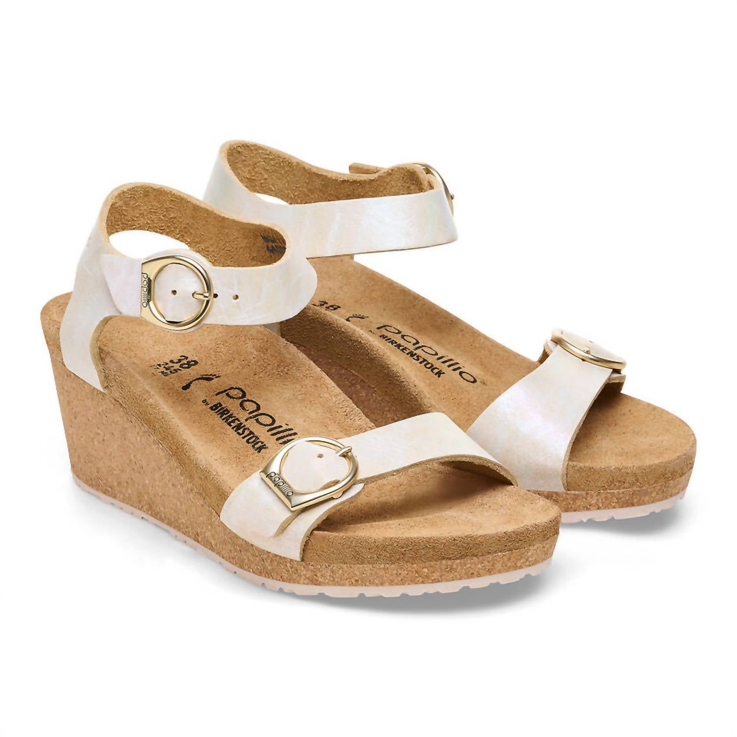 Women's Soley Nubuck Leather Sandal In Metallic Silver