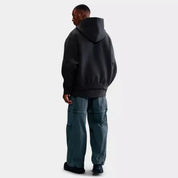 Nike Tech Oversized Fleece Hoodie Mens Gray Kangaroo Pocket Pullover JAX1056