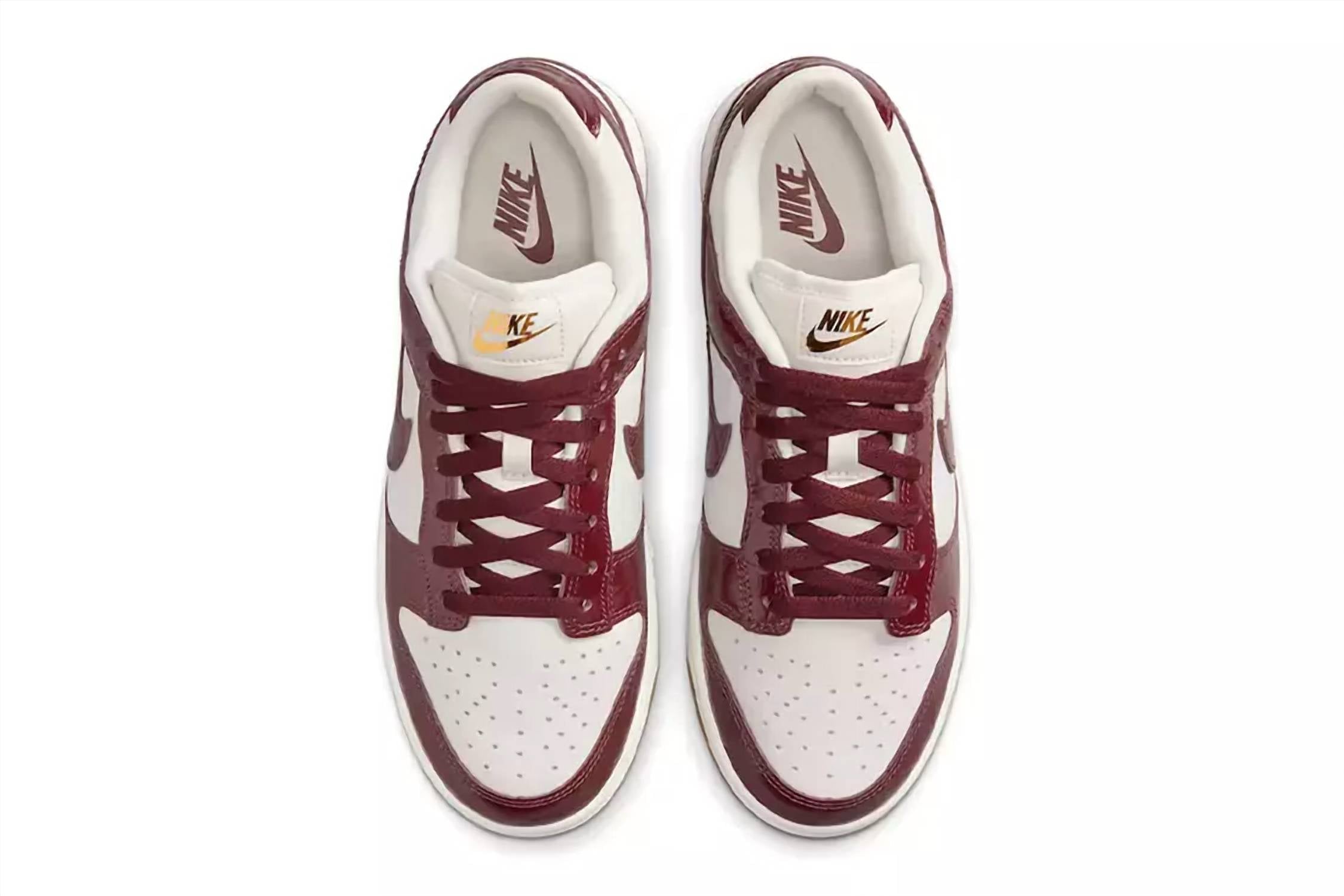 Women's Dunk Low Lx Sneakers In Phantom/team Red/sail