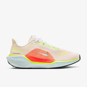 Women's Pegasus 41 Road Running Shoes In Summit White Chrome Bright Crimson