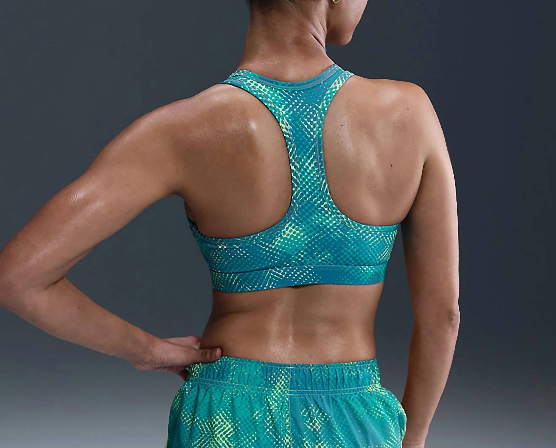 Women's Dri-Fit Swoosh Medium Support Sports Bra In Blue