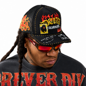Men's Duaa Stone Hat Black Stonehat-Blk